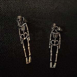 Skeleton earrings